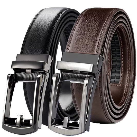 Elevate Your Style with the Ultimate Men's 2 Pack Leather Ratchet Belts - Perfect for Every Occasion!