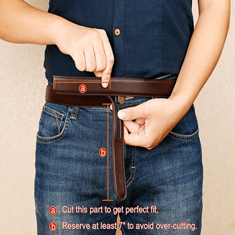 Elevate Your Style with the Ultimate Men's 2 Pack Leather Ratchet Belts - Perfect for Every Occasion!