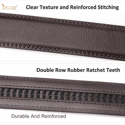 Elevate Your Style with the Ultimate Men's 2 Pack Leather Ratchet Belts - Perfect for Every Occasion!